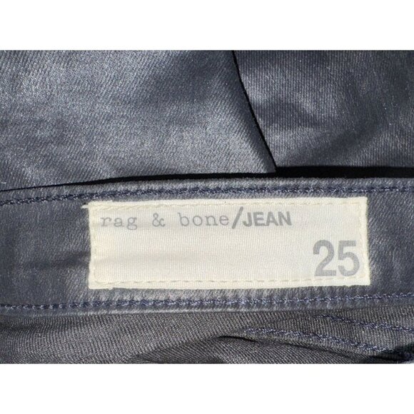 rag and bone black dress pants, detail zippers, 25, fitted, jeans black, - Picture 10 of 13